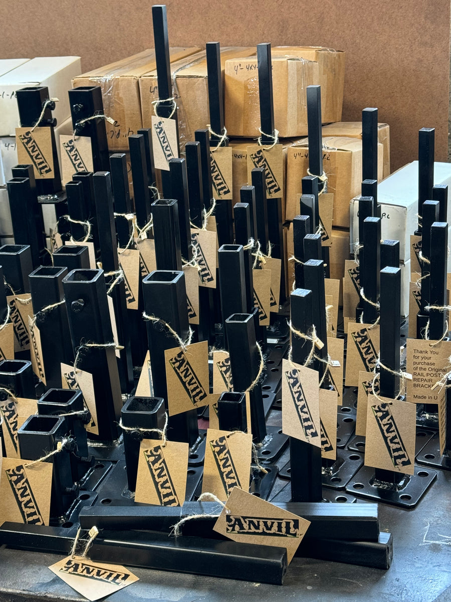 Anvil Rail Post Repair Brackets Page 6 Wrought Iron Rails