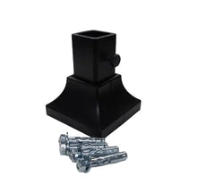 Load image into Gallery viewer, No Welding Repair Kit-Rusty Iron Railing Posts Anvil 4" Rail Post Mount Black Paint w/Bolts- base cover