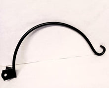Load image into Gallery viewer, 14" FORGED METAL HOOK CAPS OVER ANY CORNER FOR PLANTS, LANTERNS, FAIRY LIGHTS