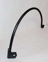 Load image into Gallery viewer, 16" Corner hook Heavy duty made out of solid 1/2 round bar hand forged. Great for hanging plants and solar lights!