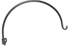 Load image into Gallery viewer, Corner Hook 18" long XL POCKETS INTO ALL CORNERS for plants baskets Patio solar lights lamps and more! 1/2" solid round bar.