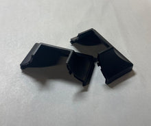 Load image into Gallery viewer, 1 1/2" Railing Post step Rails 1 cover 4" base skirt ABS UV resistant Snap-On use on New Old Handrails. Black plastic