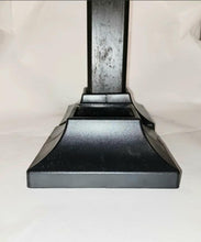 Load image into Gallery viewer, Railing posts 1.5" plastic ABS base covers 2 pk 1 1/2" snap feet cosmetic repairs hides bolt heads /concrete holes