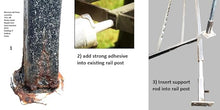 Load image into Gallery viewer, how to fix railing posts