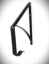 Load image into Gallery viewer, Outdoor Railing Black Metal Stairs support handrail for 1 step Rails