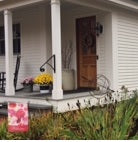 Load image into Gallery viewer, Railing Metal GRAB BAR 22" MODERN Straight support handrail for 1 or 2 steps porch OUTDOOR RAILS