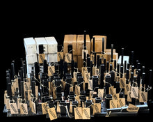 Load image into Gallery viewer, NO Welding Repair 1" Outdoor 3 Step+ Railings Rusty Post Mount 3 3/4" Repair Bracket Bases Loose Metal Rails-Rail Repairs for 1" Square Tube Legs - Broken Handrail Posts 3" Base Black Paint/Bolts