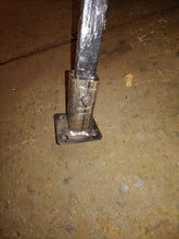 Load image into Gallery viewer, Handrail repair feet 2 PK 5 1/4" 1" post mounts SLIPS INSIDE BOOT NO Welding needed!