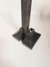 Load image into Gallery viewer, 1 1/2" Post step Rails 1 base mount skirt cover railing posts ABS UV resistant Snap ON use with New or Old Handrails. Black plastic