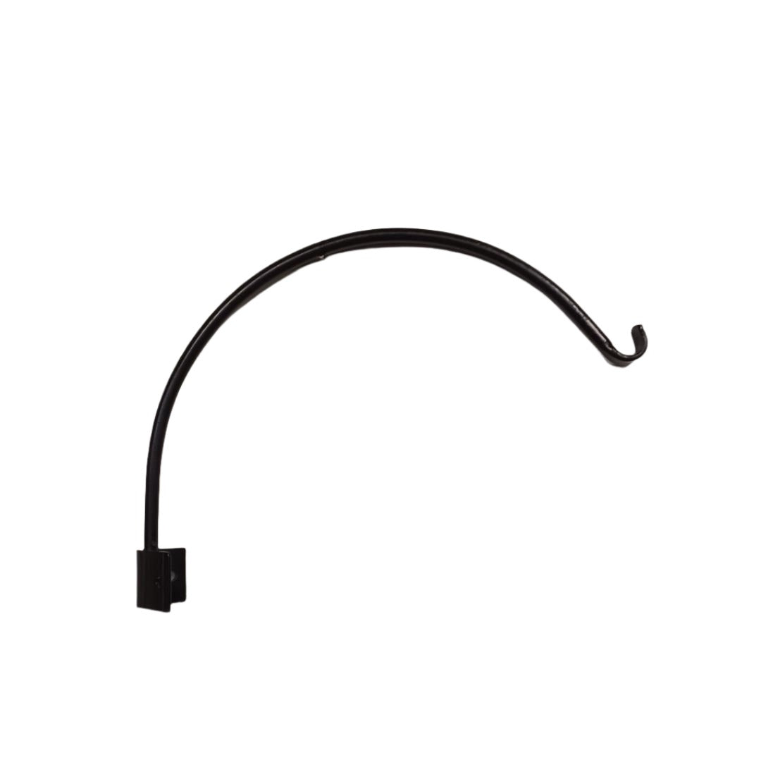 corner plant hanger bracket ANVIL Rusty Stair Black Railing 1" post 4" Repair Mount Loose Rails- Hollow or Solid Posts, No Welding Posts Slip-Fit INTO Repair Base Boots -Bolts &