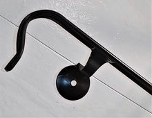 Load image into Gallery viewer, 3' Step RAILING FOR STAIRCASES AND STEPS WALL MOUNT WITH BRACKETS LAMB TONGUE ENDS