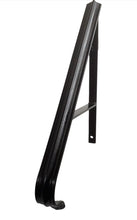 Load image into Gallery viewer, Railing Metal GRAB BAR 22" MODERN Straight support handrail for 1 or 2 steps porch OUTDOOR RAILS