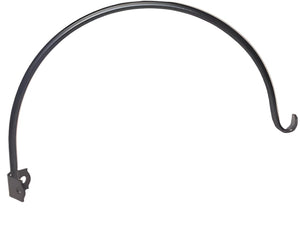 Corner Hook reaches 18" long XL POCKETS INTO ALL CORNERS for plants baskets Patio solar lights lamps and more! 1/2" solid round bar.