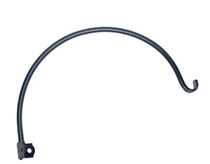 Corner Hook reaches 18" long XL POCKETS INTO ALL CORNERS for plants baskets Patio solar lights lamps and more! 1/2" solid round bar.