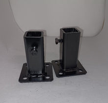 Load image into Gallery viewer, Handrail 2 pack of 3 3/4&quot; high repair foot sleeves over your 1&quot; post No Welding Needed!
