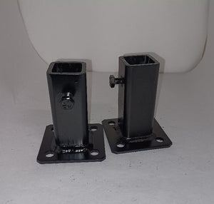 Handrail 2 pack of 3 3/4" high repair foot sleeves over your 1" post No Welding Needed!