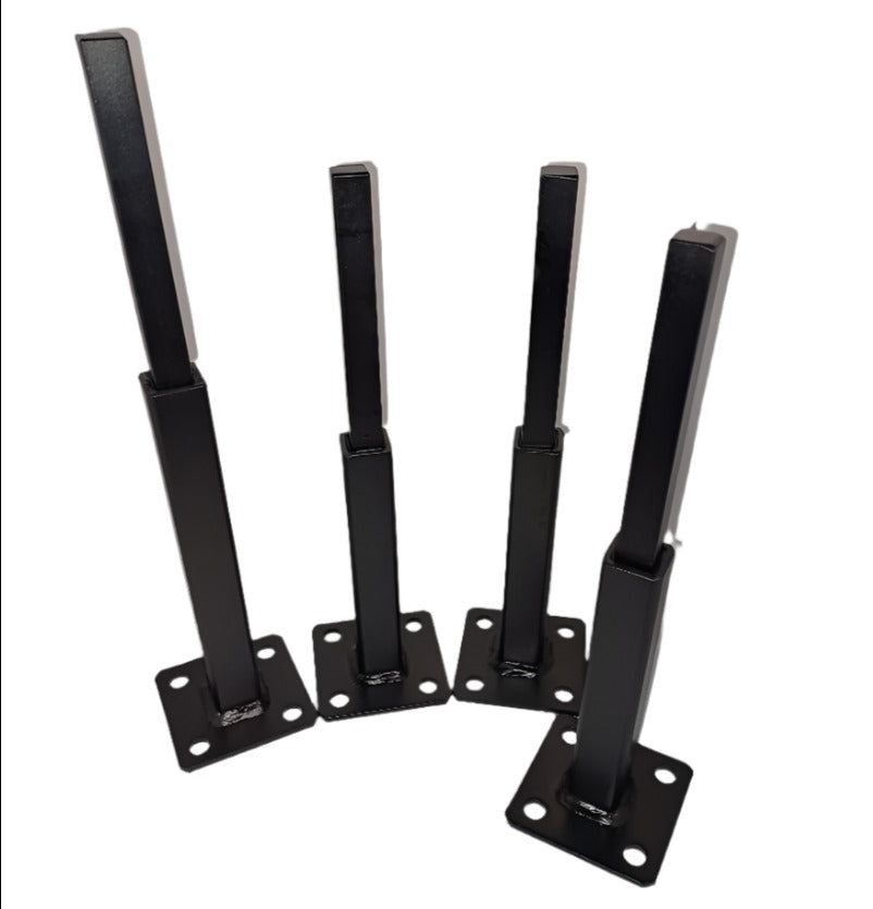 REPAIR Rusted Handrail broken posts No welding 4 pk slips inside rails 1