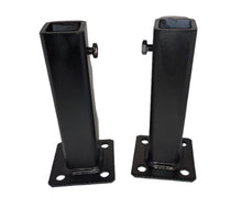 Load image into Gallery viewer, 2 pack Handrail repair foot 6 1/2&quot; high sleeves INSIDE 1&quot; rusted broke leg/post NO Welding needed! painted and hardware included!

