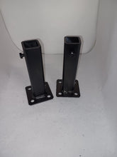 Load image into Gallery viewer, 2 pack Handrail repair foot 6 1/2&quot; high sleeves INSIDE 1&quot; rusted broke leg/post NO Welding needed! painted and hardware included!
