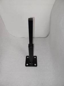 8" repair foot on 3 x 3 plate Rusted Handrail posts No welding slips inside rails 1" square hollow post includes hardware!