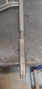 7" Railing repair MOUNT Core drill Broken Rusty Handrail posts In No welding slips inside rails 1" square hollow post