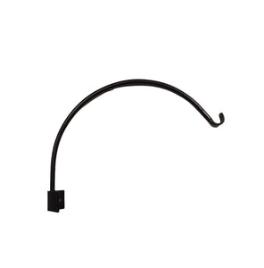 16" Corner hook Heavy duty made out of solid 1/2 round bar hand forged. Great for hanging plants and solar lights!