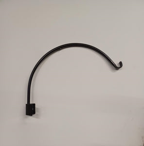 16" Corner hook Heavy duty made out of solid 1/2 round bar hand forged. Great for hanging plants and solar lights!