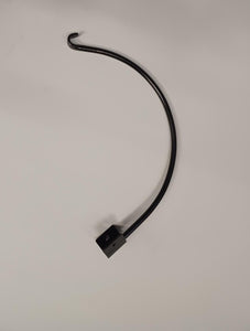 16" Corner hook Heavy duty made out of solid 1/2 round bar hand forged. Great for hanging plants and solar lights!