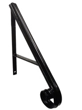 Load image into Gallery viewer, Handrailing Grab bar 22&quot; scroll with a straight support hand forged 1 or 2 steps
