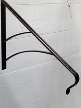 Load image into Gallery viewer, Hand Railing Safety Grab Bar Steel 27&quot; Double Arch support Rail for 2 or 3 steps
