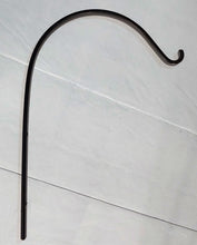 Load image into Gallery viewer, IRON ARCHED BOPEEP HOOK FOR PLANTERS , LIGHTING, VINES AND MORE!
